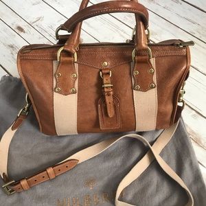 Mulberry England Vintage Euston Leather Bag